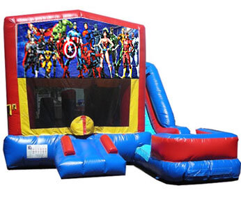 (C) Super Heroes Bounce Slide Combo (C) Super Heroes Bounce Slide Combo