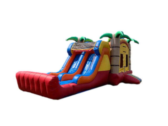 Tropical Combo Bounce House (Dry)