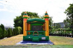 <b><font color=blue><b>Amazon River Bounce House w/Basketball Hoop Inside</font><br><small>Best for ages 4+<br> <font color=red>Space Needed 18 W x 18 D x 16 H</font></b></small>