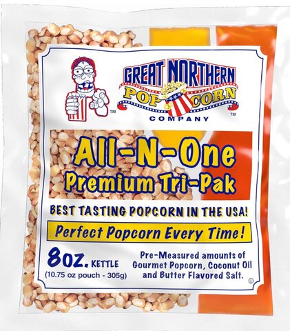 Pre-measured Popcorn packets