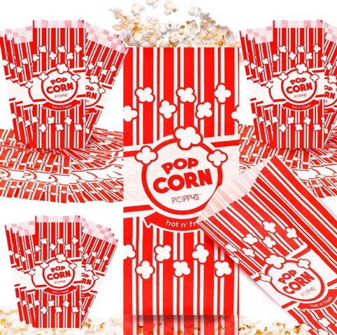 2oz popcorn bags x50