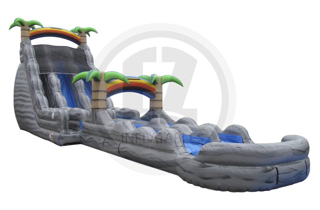 A 22' Boulder Springs Water Slide With Pool A 22' Boulder Springs Water Slide With Pool