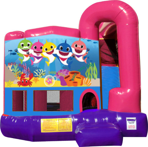 Baby Shark 4N1 Bounce House Combo (Pink) Baby Shark 4N1 Bounce House Combo (Pink)