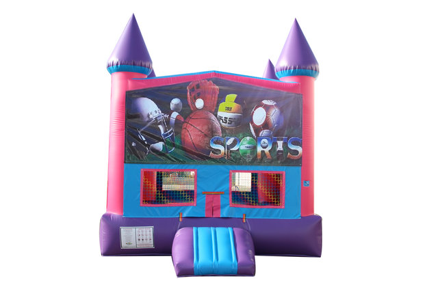 Big Sports Fun Jump With Basketball Goal (Pink) Big Sports Fun Jump With Basketball Goal (Pink)