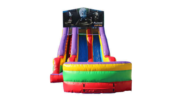 Casper 18' Double Lane Dry Slide Casper 18' Double Lane Dry Slide