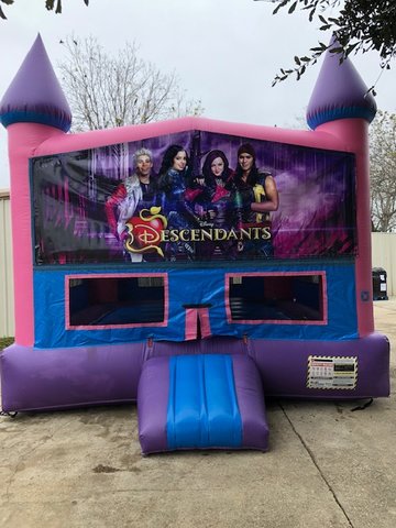 Disney Descendants Fun Jump With Basketball Goal (Pink) Disney Descendants Fun Jump With Basketball Goal (Pink)