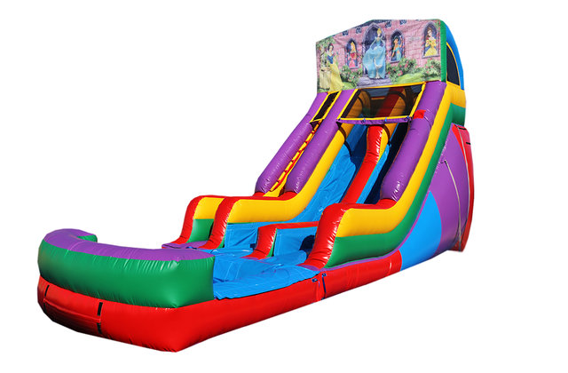 Disney Princess 18' Double Lane Water Slide Disney Princess 18' Double Lane Water Slide