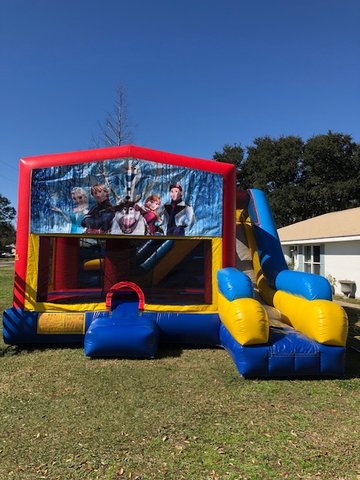 Frozen 7N1 Inflatable Combo Fun Jump Frozen 7N1 Inflatable Combo Fun Jump