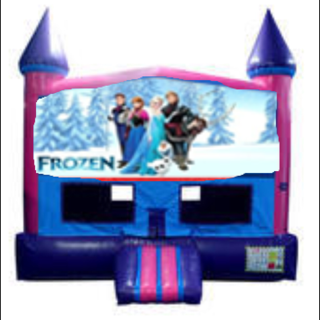 Frozen Fun Jump With Basketball Goal (Pink) Frozen Fun Jump With Basketball Goal (Pink)