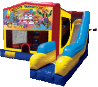 Happy Birthday 7N1 Inflatable Combo Fun Jump Happy Birthday 7N1 Inflatable Combo Fun Jump