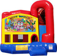 Happy Birthday 3N1 Inflatable Combo Fun Jump Happy Birthday 3N1 Inflatable Combo Fun Jump