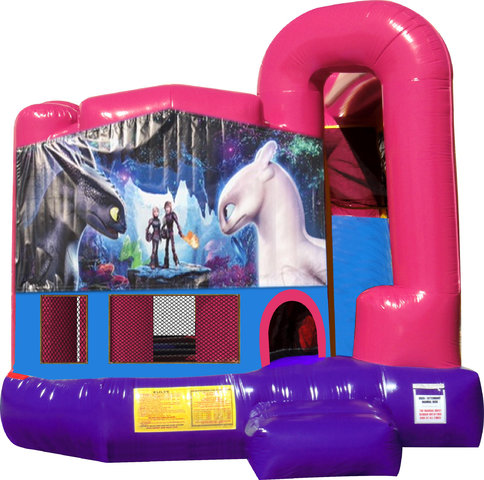 How to Train Your Dragon 4N1 Bounce House Combo (Pink) How to Train Your Dragon 4N1 Bounce House Combo (Pink)