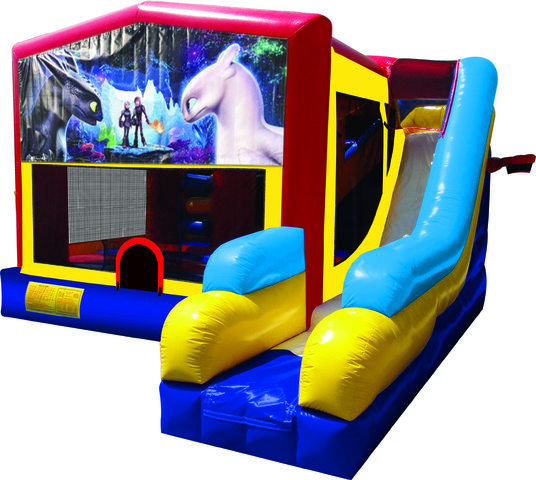 How to Train Your Dragon 7N1 Inflatable Combo Fun Jump How to Train Your Dragon 7N1 Inflatable Combo Fun Jump