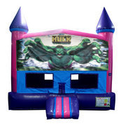 Incredible Hulk Bounce House (Pink) with Basketball Goal Incredible Hulk Bounce House (Pink) with Basketball Goal
