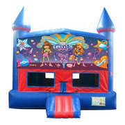 It's A Girl Thing Bounce House with Basketball Goal It's A Girl Thing Bounce House with Basketball Goal