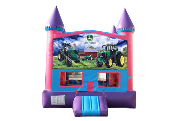 John Deere Fun Jump With Basketball Goal (Pink) John Deere Fun Jump With Basketball Goal (Pink)