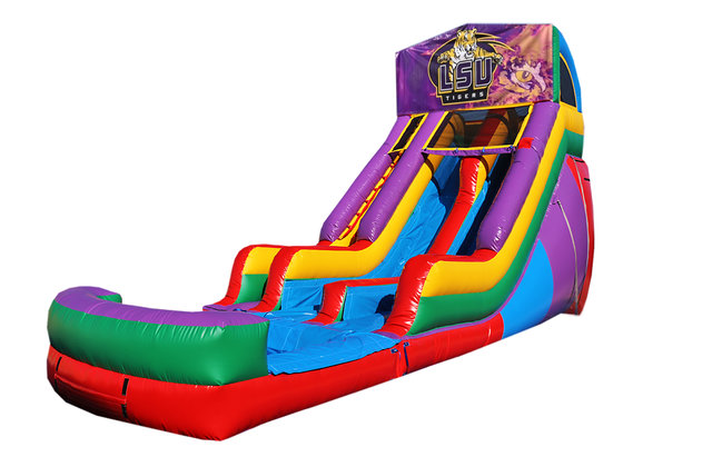 LSU Tigers 18' Double Lane Water Slide LSU Tigers 18' Double Lane Water Slide
