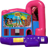 Hawaiian Luau 4N1 Bounce House Combo (Pink) Hawaiian Luau 4N1 Bounce House Combo (Pink)