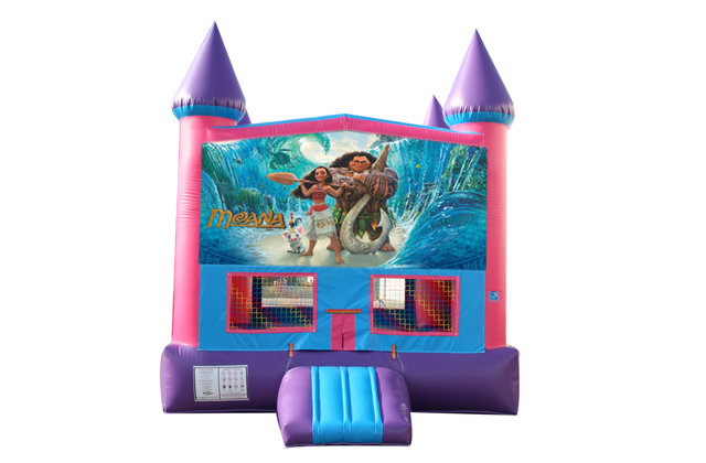 Moana Fun Jump With Basketball Goal (Pink) Moana Fun Jump With Basketball Goal (Pink)