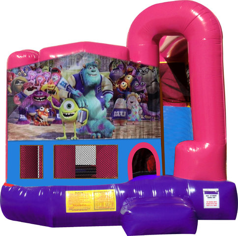 Monsters, Inc. 4N1 Bounce House Combo (Pink) Monsters, Inc. 4N1 Bounce House Combo (Pink)