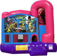 Ninja Turtles 4N1 Bounce House Combo (Pink) Ninja Turtles 4N1 Bounce House Combo (Pink)
