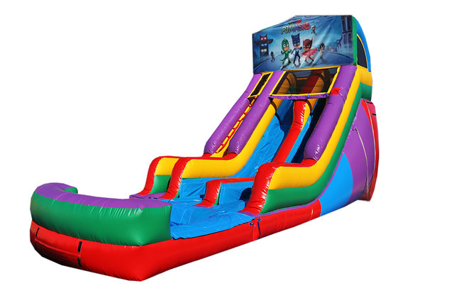 PJ Masks 18' Double Lane Water Slide PJ Masks 18' Double Lane Water Slide