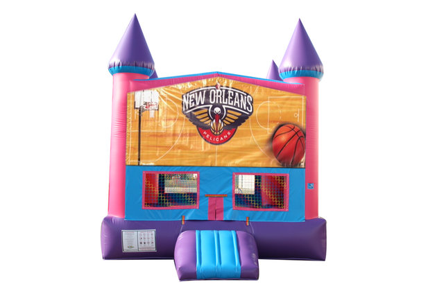 Pelicans Basketball Fun Jump With Basketball Goal (Pink) Pelicans Basketball Fun Jump With Basketball Goal (Pink)