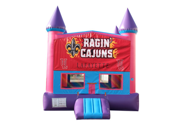 Ragin' Cajuns Fun Jump With Basketball Goal (Pink) Ragin' Cajuns Fun Jump With Basketball Goal (Pink)