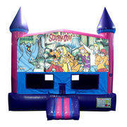 Scooby Doo Bounce House (Pink) with Basketball Goal Scooby Doo Bounce House (Pink) with Basketball Goal