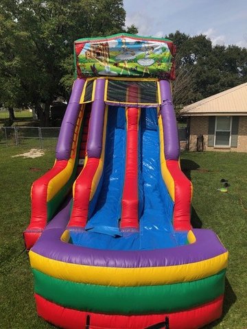 Ballerina 18' Double Lane Water Slide Ballerina 18' Double Lane Water Slide
