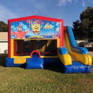 Spongebob 7N1 Inflatable Combo Fun Jump Spongebob 7N1 Inflatable Combo Fun Jump
