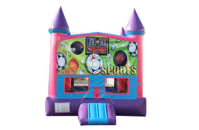 Sports USA Fun Jump With Basketball Goal (Pink) Sports USA Fun Jump With Basketball Goal (Pink)