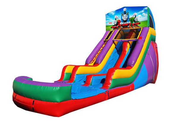 Thomas The Train 18' Double Lane Water Slide Thomas The Train 18' Double Lane Water Slide