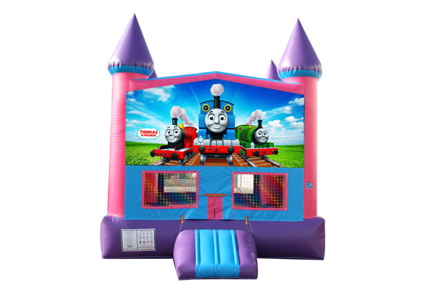 Thomas The Train Fun Jump With Basketball Goal (Pink) Thomas The Train Fun Jump With Basketball Goal (Pink)