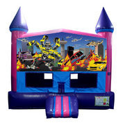 Transformers Bounce House (Pink) with Basketball Goal Transformers Bounce House (Pink) with Basketball Goal