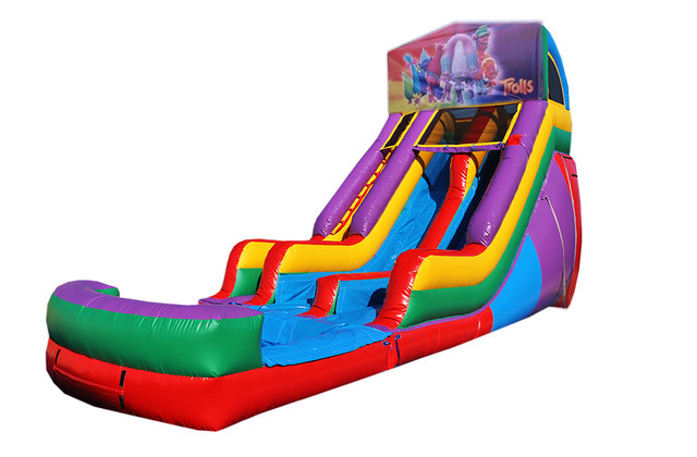 Trolls 18' Double Lane Water Slide Trolls 18' Double Lane Water Slide
