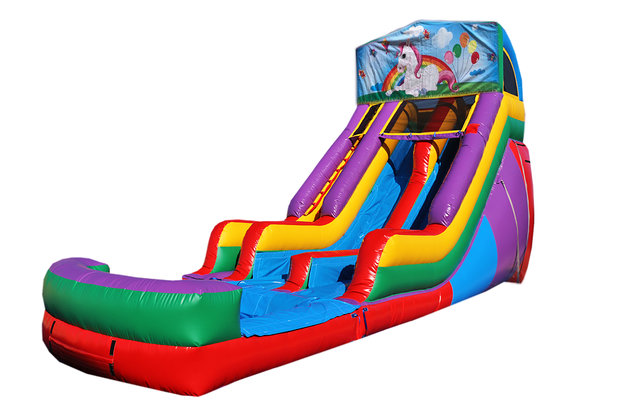 Unicorn 18' Double Lane Water Slide Unicorn 18' Double Lane Water Slide