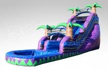 A 16' Purple Crush Water Slide With Pool A 16' Purple Crush Water Slide With Pool