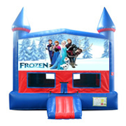 Frozen Bounce House with Basketball Goal Frozen Bounce House with Basketball Goal