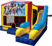 Justice League 7N1 Inflatable Combo Fun Jump Justice League 7N1 Inflatable Combo Fun Jump