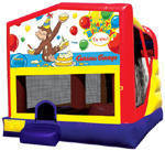 Curious George 4n1 Inflatable Combo Fun Jump