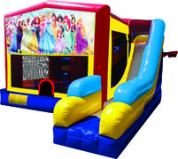 Princess 7N1 Inflatable Combo Fun Jump