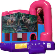 Jurassic World 4N1 Bounce House Combo (Pink)