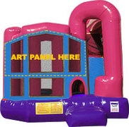 Superman 4N1 Bounce House Combo (Pink)