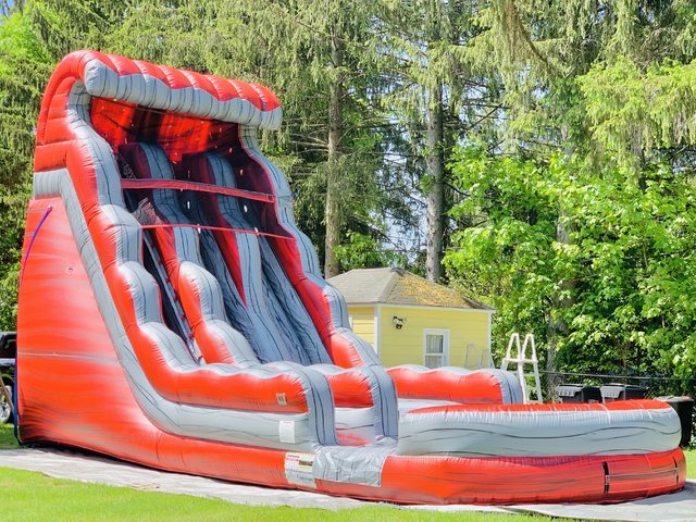 22ft Lava Dual Lane Water Slide 22ft Lava Dual Lane Water Slide
