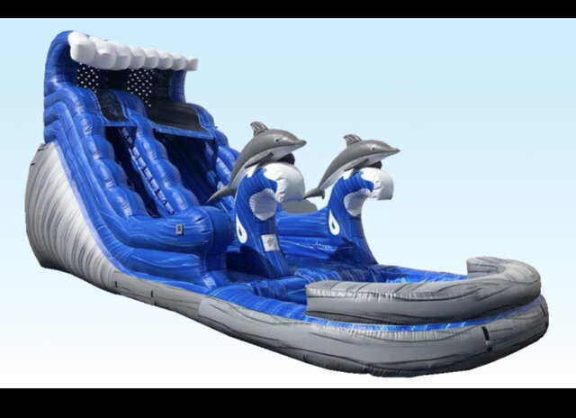 18ft Dolphins Wave Water Slide 18ft Dolphins Wave Water Slide