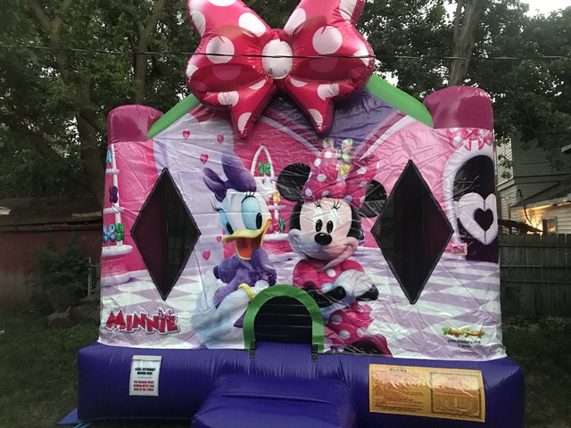 Minnie Mouse bounce house 