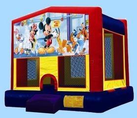Mickey Mouse 15' Inflatable Moonwalk Mickey Mouse 15' Inflatable Moonwalk