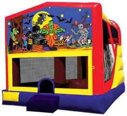 Halloween 4n1 Inflatable bounce house combo Halloween 4n1 Inflatable bounce house combo