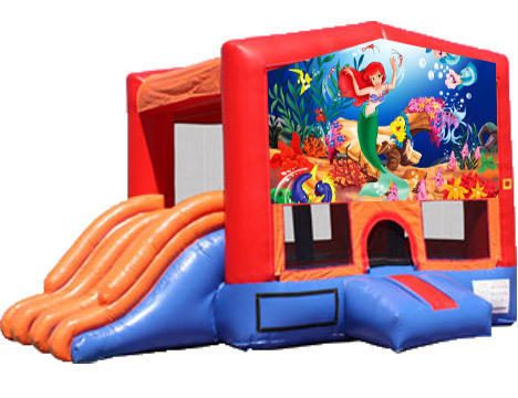 4-in-1 Combo with Double Slides - Little Mermaid (Dry)